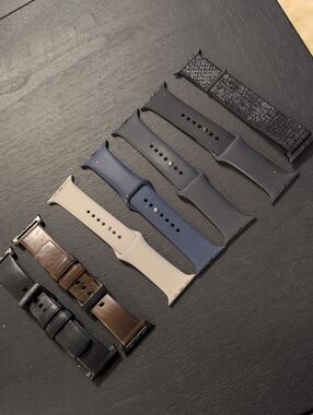 Nomad Interchangeable Watch Band Set in Black, Navy, Beige, Brown